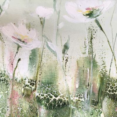 Brigitte Lehner Acrylbild Blumen