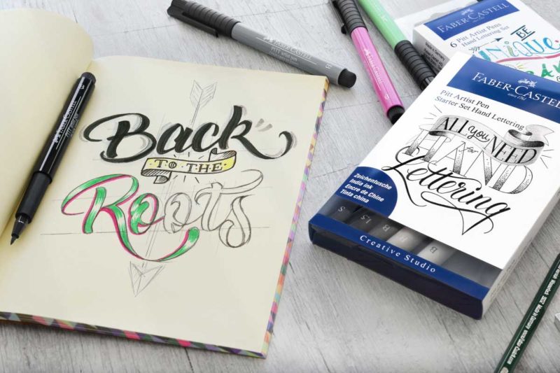 Handlettering Kalligraphie für Kids