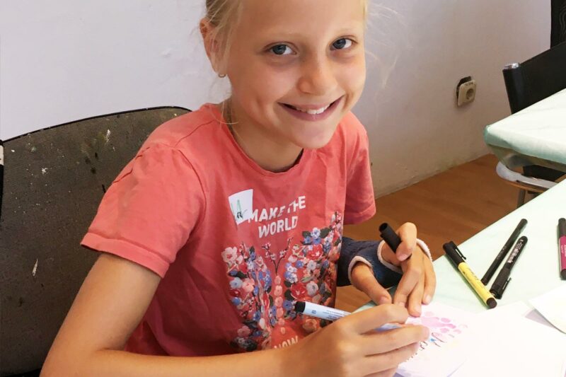 Handlettering Kalligraphie für Kids