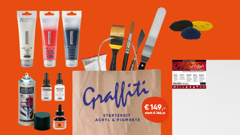 Graffiti Starterkit Acryl & Pigmente Deringer
