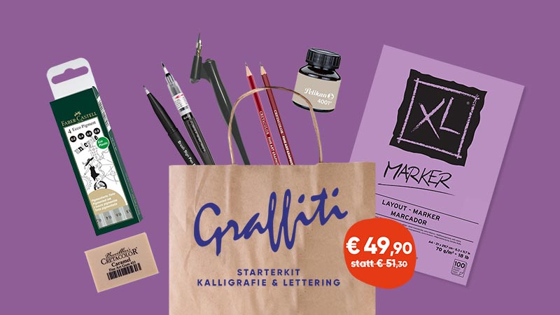 Graffiti Starterkit Kalligrafie und Lettering