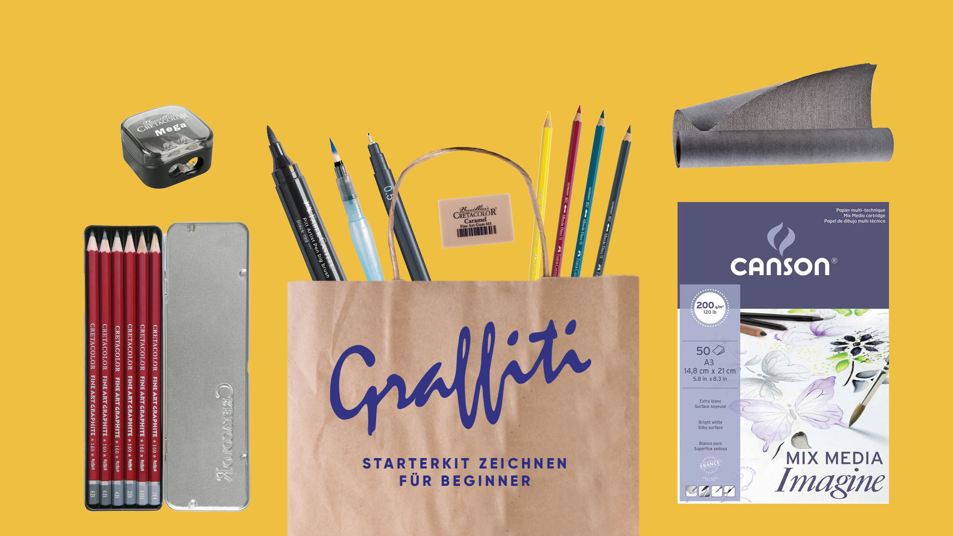 Graffiti Starterkit Zeichnen Beginner