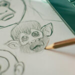 Zeichnen lernen - Affe