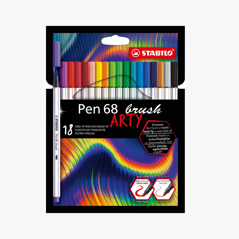 Stabilo Arty Pen 68 Brush Set 18