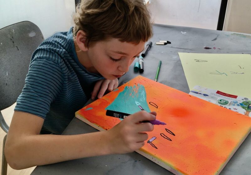 Acryl malen Kinderkurs