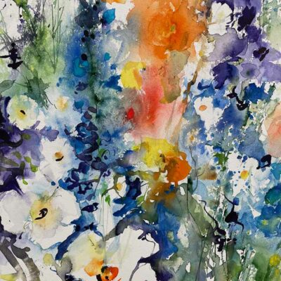 Waltraud Nawratil Aquarell Blumen
