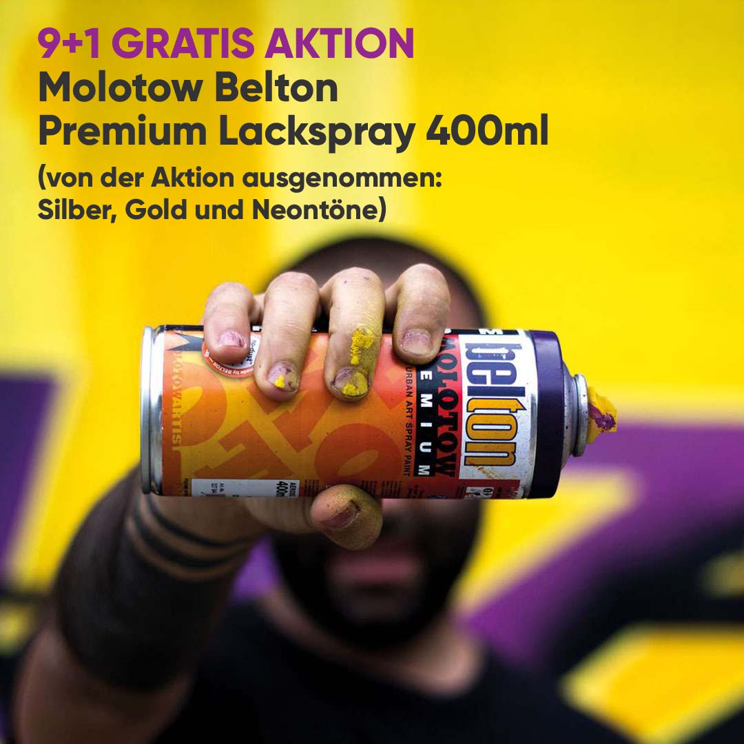 Molotow Spraydosen Aktion