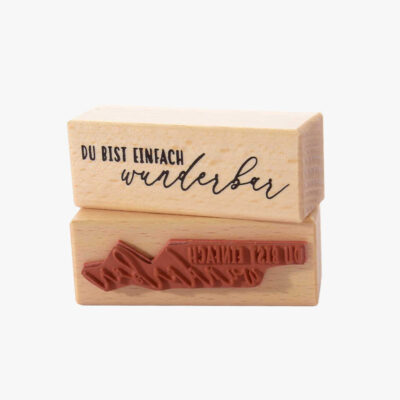 Stempel "Du bist einfach wunderbar"