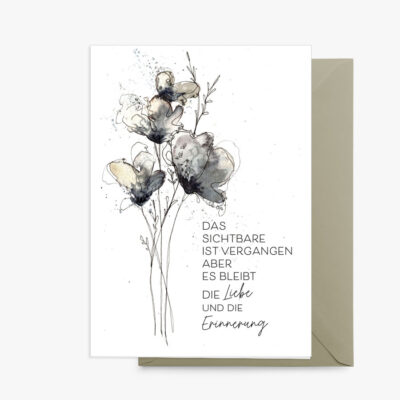 Grußkarte Lobe Designs Das Sichtbare