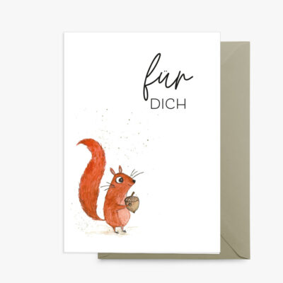 Grußkarte Lobe Designs Für dich